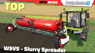 FS22 ★ NEXAT  Slurry Spreader  Farming Simulator 22 New Mods Review 2K60 [upl. by Yssep]