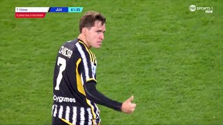 Federico Chiesa vs Napoli A 20232024  English Commentary  Liverpool Target [upl. by Nahtonoj750]