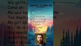 Post Malone  ＂Goodbyes＂ ft Young Thug Lyrics shorts [upl. by Netsirk]