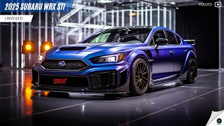 2025 Subaru WRX STI Unveiled  Performanceoriented sports sedan [upl. by Etnaik]