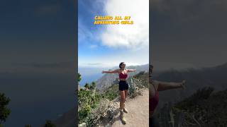 Hiking in Tenerife Anaga Rural Park tenerife hikingadventures hiking girl outdoorsy [upl. by Ennaisoj]