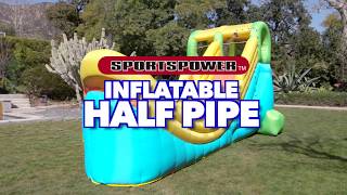 Inflatable Half Pipe by Sportspower [upl. by Biamonte]