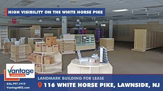 Retail space for lease on heavily traveled White Horse Pike [upl. by Yahsel]