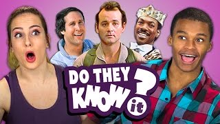 DO TEENS KNOW 80s COMEDY MOVIES REACT Do They Know It [upl. by Piero]