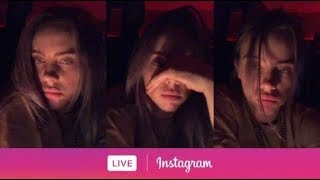 Billie Eilish via Instagram Live July 4 2018 [upl. by Tegdirb]