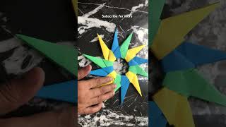 “DIY Paper Ninja Star 12 Pointed Ninja Star how to make from Paper  Easy Origami Guide” [upl. by Laris]