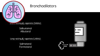 Bronchodilators  AsthmaCOPD [upl. by Etnuaed]