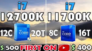 Core i7 12700K vs Core i7 11700K  RTX 3090  TEST IN 10 GAMES [upl. by Kosaka174]