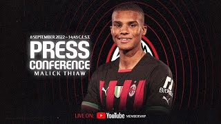 Malick Thiaw the Presentation Press Conference  LIVE in English [upl. by Schramke88]