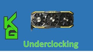 Underclocking a GPU  Gtx 1070 Amp Extreme  i7 6700  1080p [upl. by Adlecirg]