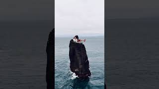 Most remote lighthouse in the world 📍Thridrangar Lighthouse Iceland [upl. by Remmos]