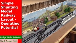 How To Make A Simple Shunting  Switching Model Railway Layout Part Three  Operating Potential [upl. by Thomasina]