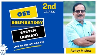 Anatomy of Human Lungs 2nd Class for CEE Liveclass abhaysir CEE MEC [upl. by Derward]