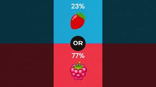 Would You Rather Part 14 Strawberries vs Raspberries [upl. by Zima]