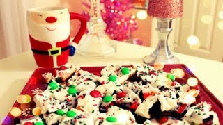 DIY Christmas Treats  Christmas Cookie Bark [upl. by Eocsor746]