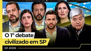 DEBATE NO SBT NUNES E BOULOS RIVALIZAM MARÇAL É ISOLADO E NÃO POLEMIZA  FLOW NEWS  335 FN [upl. by Soloman]