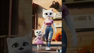 😲😱Can cat keep Dancing without Mom cataloger catsfamily cat cute kitten aiart funny [upl. by Folly]