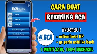 Cara Buat Rekening BCA Online  Cara Buka Rekening BCA Online [upl. by Griffiths386]