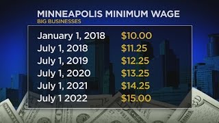 Mpls City Council Gets Final Look At Minimum Wage Ordinance [upl. by Waxler]