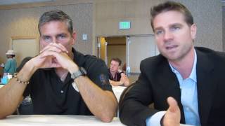 Interview with Jim Caviezel and EP Greg Plageman of Person of Interest [upl. by Berners]