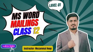 Ms Word MailingsTutorial। Spelling amp Grammar Define Word Count Zoom । Bangla Tutorial [upl. by Doowrehs]