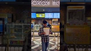 Many times refill unlimited popcorn🍿😂😰 adityasinghvlogs shorts [upl. by Einafats]