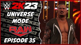 WWE 2K23  Universe Mode  Raw Episode 35 [upl. by Higgins]