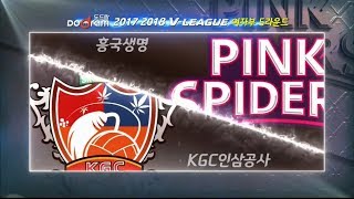 V리그 201718 KGC인삼공사  흥국생명 20180203 [upl. by Robbie]