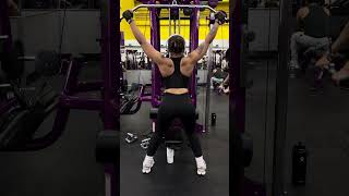 3 Beginner Back Workouts using the Cable Machine gymgirlmotivation backworkout planetfitness [upl. by Oibaf]