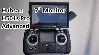 Hubsan H501s pro cheap 7quot Monitor for advanced Transmitter [upl. by Heins]