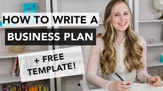 How to Write a Business Plan  Entrepreneurship 101 [upl. by Yelda621]