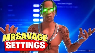 MrSAVAGES NEW UPDATED BEST KEYBOARD amp MOUSE SETTINGS In Fortnite Chapter 5 RESOLUTION  SPECS [upl. by Redlac]