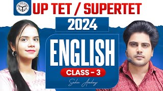 UPTETSUPERTET 2024 ENGLISH CLASS 4 BY Sachin Academy Live 1pm [upl. by Areyk]