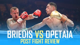 🔥 JAI OPETAIA SCHOOLS MAIRIS BRIEDIS POST FIGHT REVIEW NO FOOTAGE 🔥 [upl. by Orlanta]