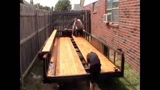 Reflooring or Redecking Utility Trailer Bed pretty much done [upl. by Bez]