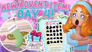 ADVENT CALENDAR DAY 4 OUT NOW WE GET EXCLUSIVE NEW DORM FURNITURE amp ACCESSORIES 🏰 Royale High [upl. by Janerich]