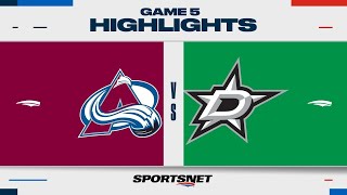 NHL Game 2 Highlights  Avalanche vs Stars  May 9 2024 [upl. by Peppel]