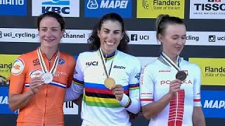 Elisa Balsamo è la nuova campionessa del mondo di ciclismo su strada [upl. by Nide]