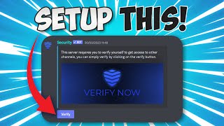 How To Make A DISCORD Verification System In 2024 [upl. by De Witt318]