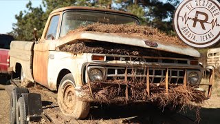 Our Best Will It Run Yet  Forgotten 1965 Ford F100  Buried By Nature For Over 50 Years  RESTORED [upl. by Evanthe]