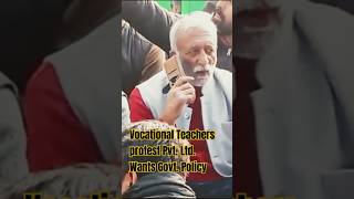 Vocational Teacher Strike during Mr Singa sir meets vocationalteachersupdate [upl. by Lraep752]