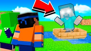 ENCONTRAMOS UM FANTASMA NO BARCO MINECRAFT ERA DA REDSTONE [upl. by Hudnut]