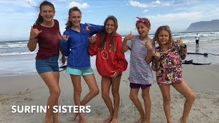 5 SISTERS SURF IN SOUTH AFRICA [upl. by Tressia]