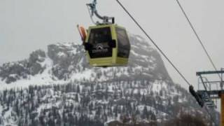 Skiing Courmayeur Italy Music Front 242 [upl. by Neelac48]