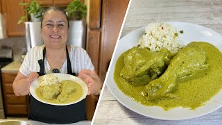 POLLO EN CREMA DE CHILE POBLANO [upl. by Nohcim]