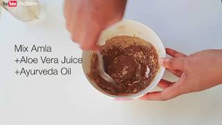 HOW TO use AMLA powder for HAIR GROWTH  Ayurveda Natural Hair Care [upl. by Hamon]