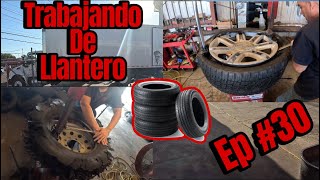 Trabajando de Llantero  Working at a tire shop  llantero  Ep 30 youtubeshorts [upl. by Lehte]