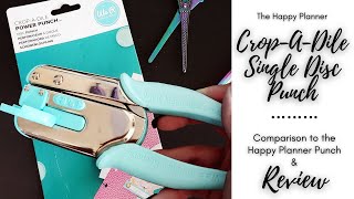 CropADile Disc Punch  REVIEW  The Happy Planner Punch Comparison  The Happy Planner  MAMBI [upl. by Htebsle]