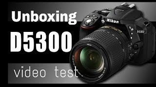 Unboxing Nikon D5300 Indonesian version [upl. by Quintilla]