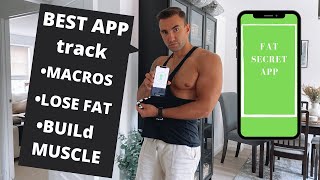 BEST FREE APP FOR LOSING FAT  HOW TO USE FATSECRET APP [upl. by Postman]